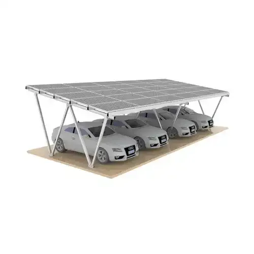 Nhôm chống nước loại W gắn carport năng lượng mặt trời