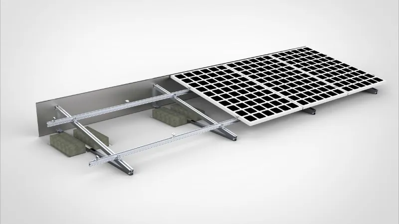 Gắn mái bằng năng lượng mặt trời bằng thép carbon