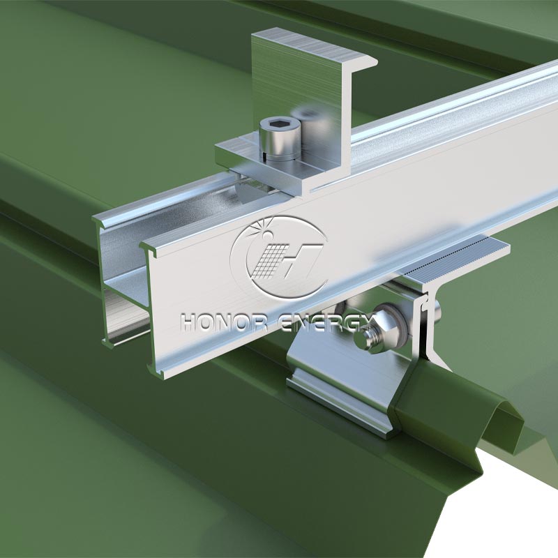 Mái kim loại mặt trời Kliplok Mount