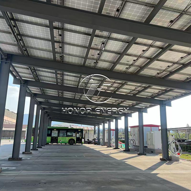 Giá treo bipv mặt trời bằng thép